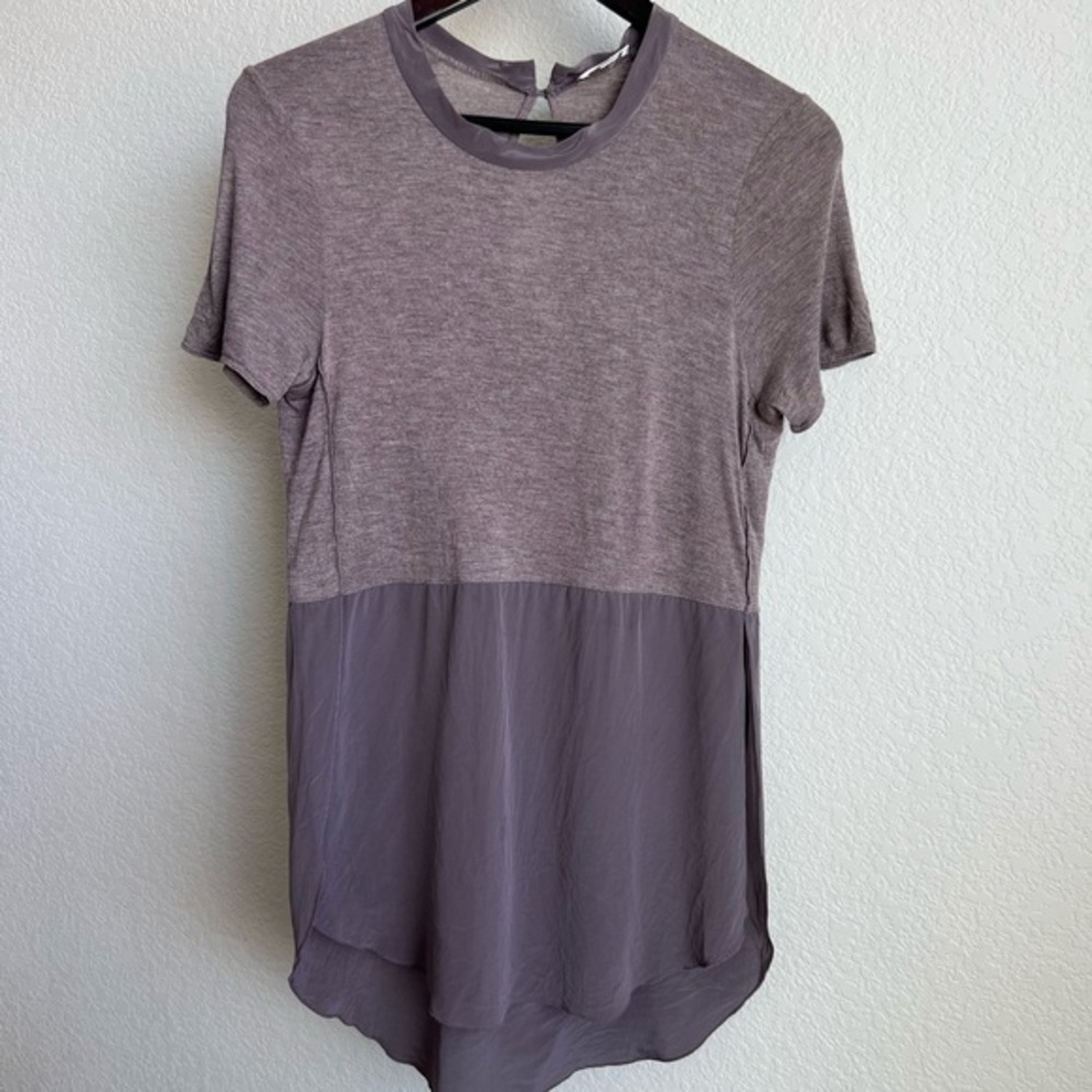 Purple Rayon and silk Wilfred by aritiza top